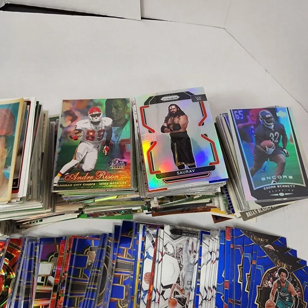 Sports CARD LOT Baseball Football  Basketball Storage Unit Find